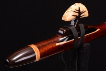 Grenadillo  Native American Flute, Minor, Mid A-4, #G13H